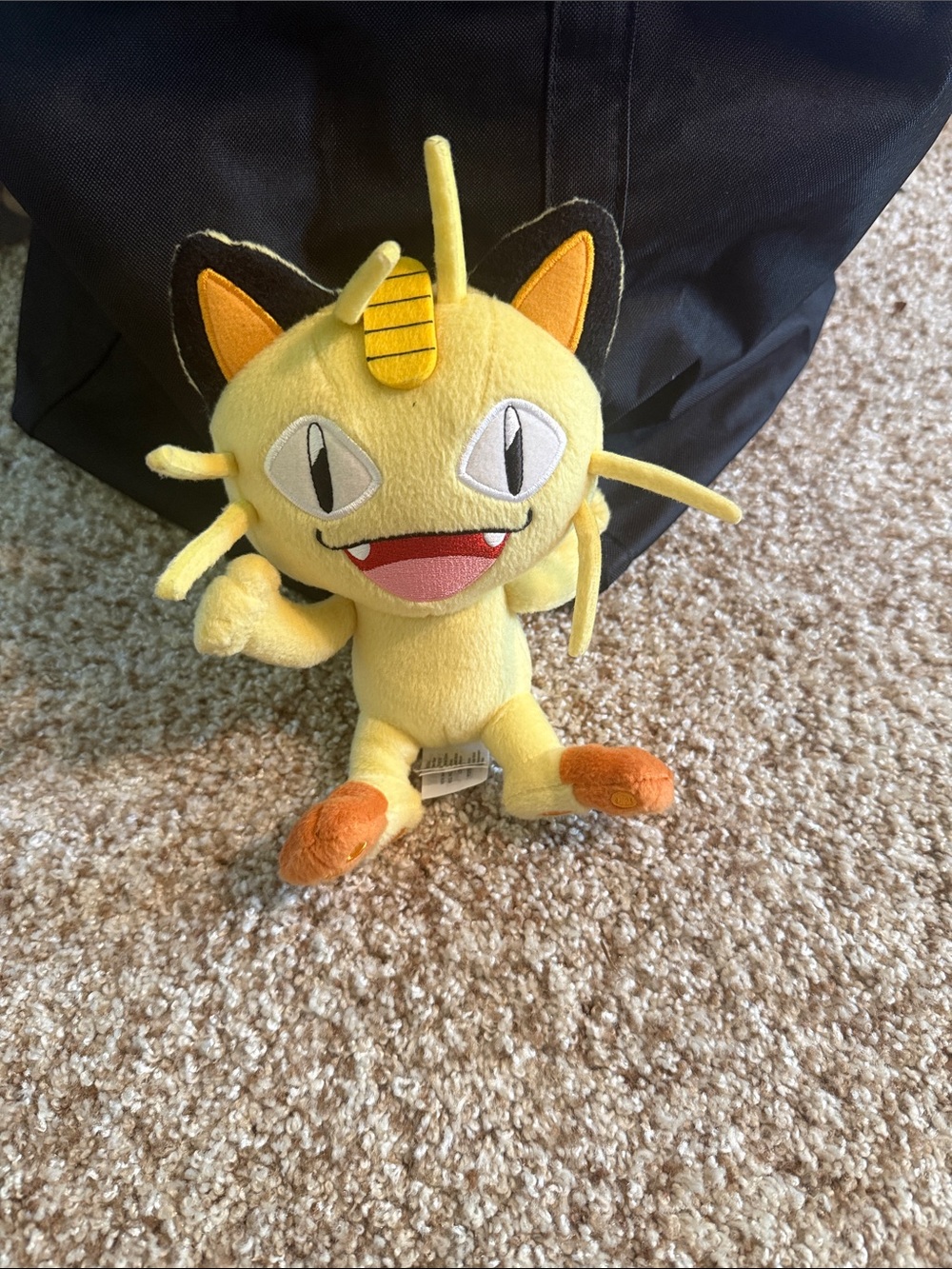 Pokemon Yellow and Orange Meowth Plush Toy